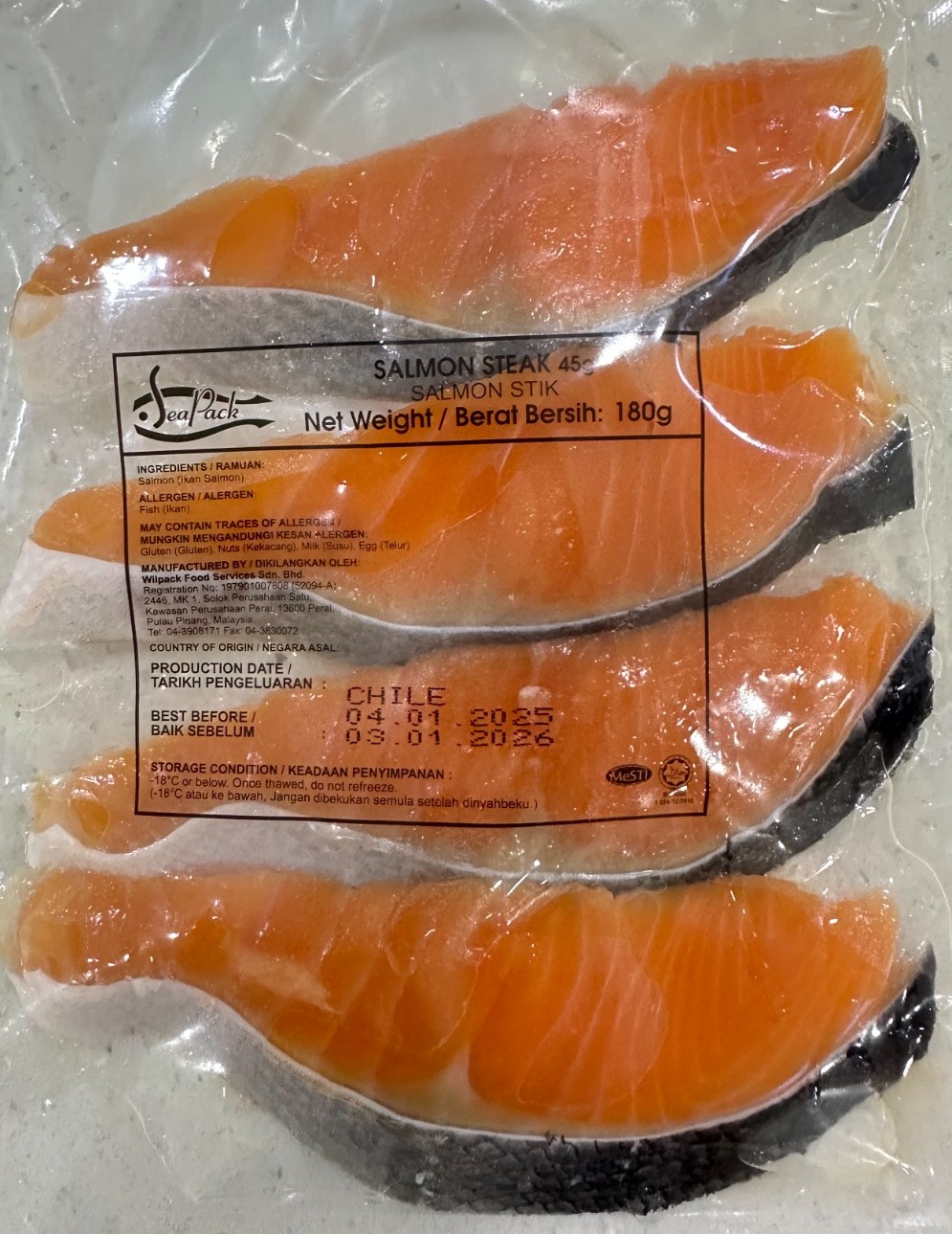 Atlantic Salmon Kirimi Cut 45g
