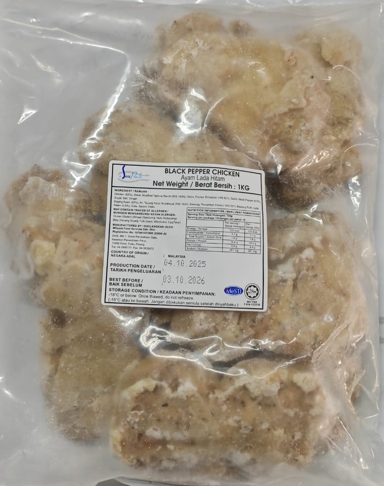 Black Pepper Chicken 100g