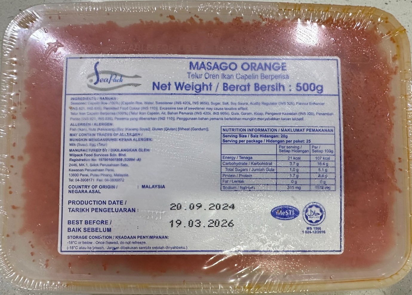 Masago Orange